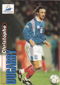 Christophe Dugarry France Panini World Cup 1998 #79